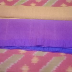 Pochampally Sarees Hopbush w/ Purple Color