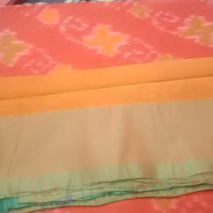 Pochampally Sarees Bittersweet w/ Barley Corn Color