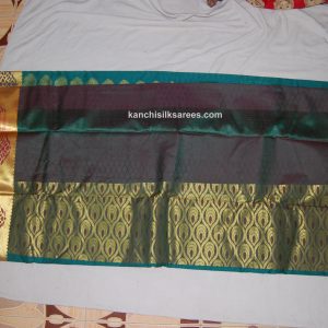 Kanchipuram Soft Silk Sarees Sherpa Blue Color Flower Design