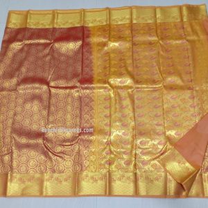 Trendy Design Kanjivaram Pure Silk Economy Wedding Sarees Currant Red Color