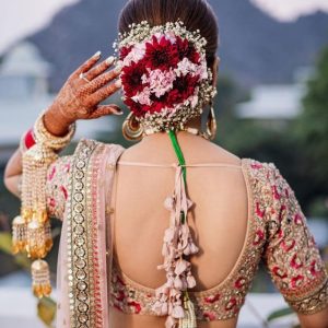 New Trendy  Bridal Blouse Embroidery Design Rose Milk Color