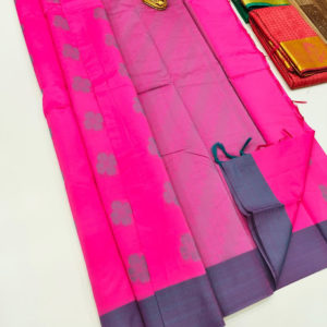 Butta Mphoss Saree Pink Color w/ Blouse