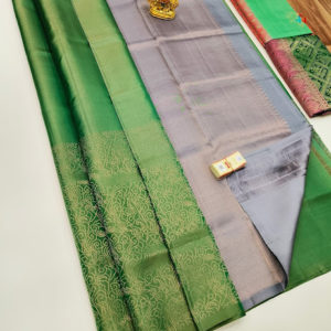 Latest Design Pure Soft Silks Saree Light Green Color w/ Blouse