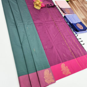 Semi Soft silk Saree Light Weight Cement Light Gray Color w/ Blouse