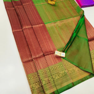 Latest Design Pure Soft Silk Saree Apple Red Color w/ Blouse