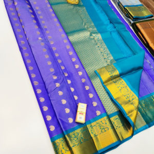 Trendy Collocation Pure Soft Silk Saree Lavender Color w/ Blouse