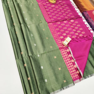 New Design Pure Soft Silk Saree Light Pista Green Color