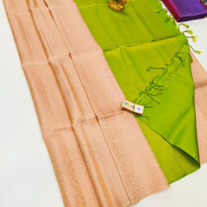 Latest Design Pure Soft Silk Saree Off White Color w/ Blouse