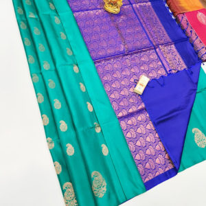 Latest Design Pure Soft Silk Saree Sky Blue Color