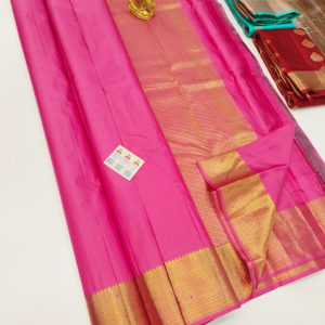 New Design Pure Soft Silks Saree Rose Color w/ Blouse
