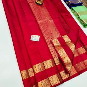 Trendy Design Pure Soft Silk Saree Red Color w/ Blouse