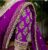 Maggam Blouse With Peal Mirror and Stone Work Bridal Blouse Purple Color