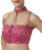 Close Neck Bridal Blouse Netted Design Pink Color