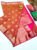Butta Mphoss Saree Dark Peach Color w/ Blouse