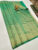 Latest Design Butta Mphoss Saree Green Color w/ Blouse