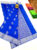 Trendy Mango Design Butta Mphoss Saree Indigo Blue Color w/ Blouse