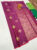 Latest Design Butta Mphoss Saree Magenta Color w/ Blouse