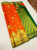 Trendy Design Butta Mphoss Saree Orange Color w/ Blouse