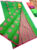 Butta Mphoss Saree Parrot Green Color w/ Blouse