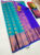Trendy Design Butta Mphoss Saree Teal Blue Color w/ Blouse