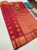 High Fancy Kanjivaram Silk Saree Mix Apple Red Color w/ Blouse