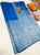 High Fancy Kanjivaram Silk Saree Mix Blue Color w/ Blouse
