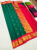 High Fancy Kanjivaram Silk Saree Mix Bottle Green Color w/ Blouse