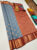 High Fancy Kanjivaram Silk Saree Mix Gray Color w/ Blouse