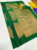 High Fancy Kanjivaram Silk Saree Mix Green Color w/ Blouse
