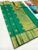 High Fancy Kanjivaram Silk Saree Mix Green Color w/ Blouse