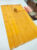 High Fancy Kanjivaram Silk Saree Mix Lemon Yellow Color w/ Blouse