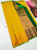 High Fancy Kanjivaram Silk Saree Mix Lemon Yellow Color w/ Blouse