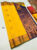 High Fancy Kanjivaram Silk Saree Mix Lemon Yellow Color w/ Blouse