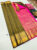 High Fancy Kanjivaram Silk Saree Mix Olive Green Color w/ Blouse