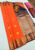High Fancy Kanjivaram Silk Saree Mix Orange Color w/ Blouse