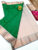 High Fancy Kanjivaram Silk Saree Mix Parrot Green, Rose Color w/ Blouse