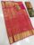 High Fancy Kanjivaram Silk Saree Pink Color w/ Blouse
