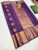 High Fancy Kanjivaram Silk Saree Mix Purple Color w/ Blouse