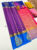 High Fancy Kanjivaram Silk Saree Mix Purple Color w/ Blouse