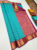 High Fancy Kanjivaram Silk Saree Mix Rama Blue Color w/ Blouse