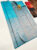 Trendy Design High Fancy Kanjivaram Silk Saree Mix Rama Blue Color w/ Blouse