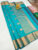 High Fancy Kanjivaram Silk Saree Mix Rama Blue Color w/ Blouse