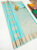 High Fancy Kanjivaram Silk Saree Mix Sky Blue Color w/ Blouse