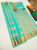 High Fancy Kanjivaram Silk Saree Mix Teal Green Color w/ Blouse