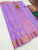 High Fancy Kanjivaram Silk Saree Mix Violet Color w/ Blouse