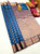 High Fancy Kanjivaram Silk Saree Mix Copper Blue Color