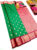 High Fancy Kanjivaram Silk Saree Mix Green Color w/ Blouse