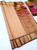 High Fancy Kanjivaram Silk Saree Mix Light Peach Color w/ Blouse