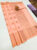 High Fancy Kanjivaram Silk Saree Mix Light Peach Color