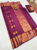 High Fancy Kanjivaram Silk Saree Mix Magenta Color w/ Blouse